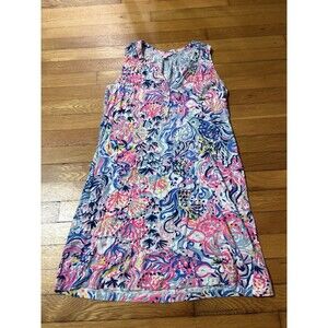Lilly Pulitzer Size S Essie Henley Dress Multicolor Floral